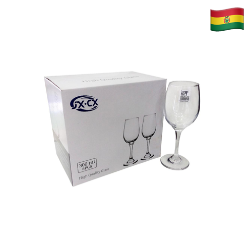 Copa de vino de vidrio  3057