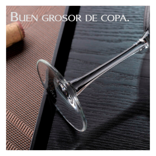 Copa de vino de vidrio  3057