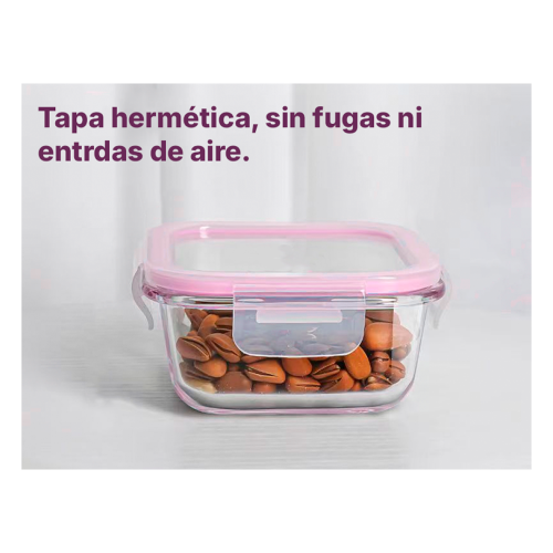 Juego de 3 recipientes de vidrio HYTCF-T  GPCF-T