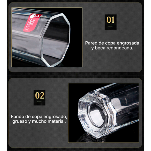 Vaso de vidrio  8610