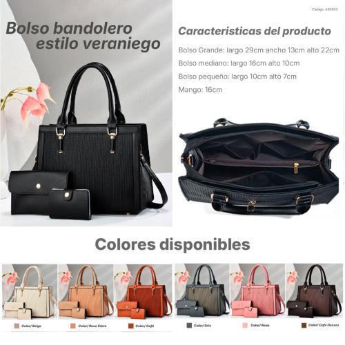 Set de 3 bolsos para mujer A92633