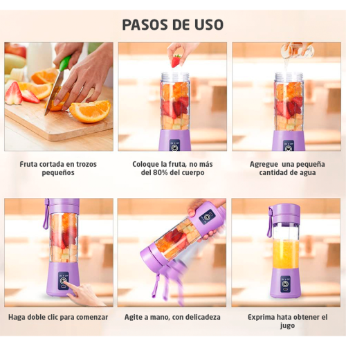 Mini licuadora con 4 cuchillos YE-02