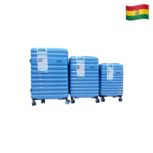 Set de 3 maletas de colores 9-4477VU-28