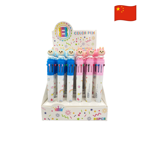 Boligrafos multicolor Labubu Mix QM-918-L