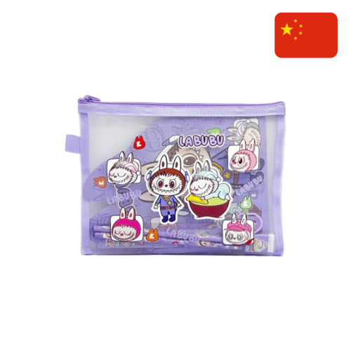 SET DE DIBUJO LABUBU COLOR MORADO LBB-T-Lila