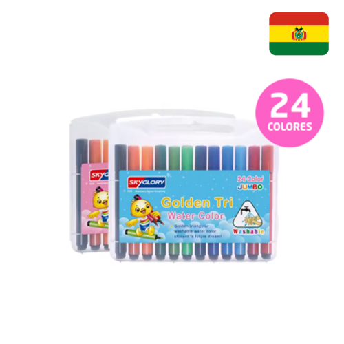 Set de 24 marcadores acuarela SG-721-24
