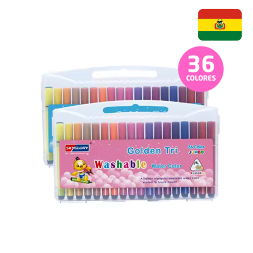 Set de 36 marcadores acuarela SG-721-36