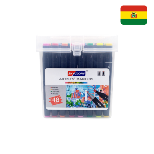 Set de 48 marcadores de bocetos de doble punta SG-759-48