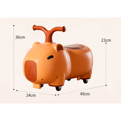 Rodador Capibara de 3 colores  PS-RD1015-1 (UNIDAD)