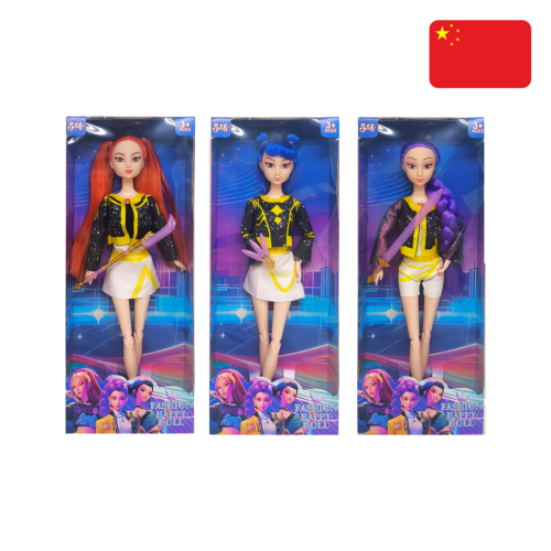 item 803 Figuras de K-POP Witch Hunter Girls, muñecas Barbie realistas de 11,5 pulgadas con 13 articulaciones (3 juegos mixtos) con armas