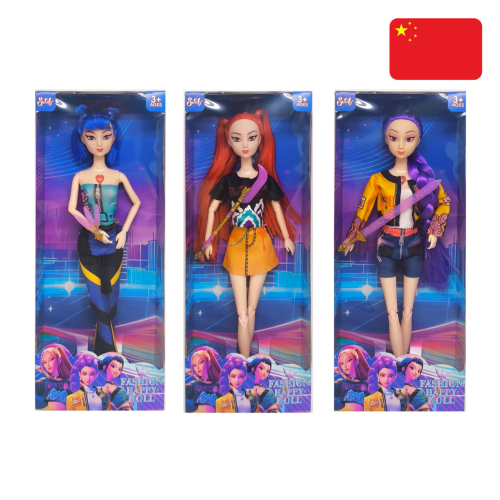 item 820 Figura del grupo femenino cazador de brujas K-POP con luz y música, muñeca Barbie realista de 11,5 pulgadas con 13 articulaciones (3 estilos mixtos) con armas