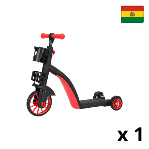 Monopatin multifuncional 3 en 1 para niños 4003c-1 (UNIDAD)
