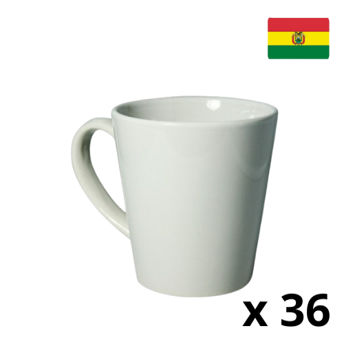 Taza de ceramica conica 1010010 (CAJA)