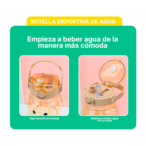 Tomatodo de plastico oso 1500ML 8034-1