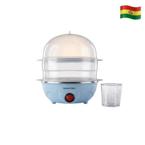 Mini vaporera para huevos electrica de 2 pisos SC-3102