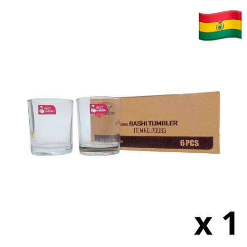 Set de 6 vasos de vidro 70085 (UNIDAD)