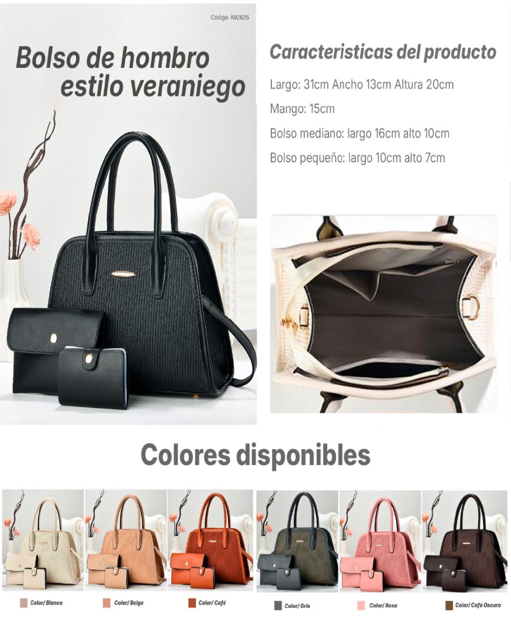 Set de 3 bolsos para mujer A92626