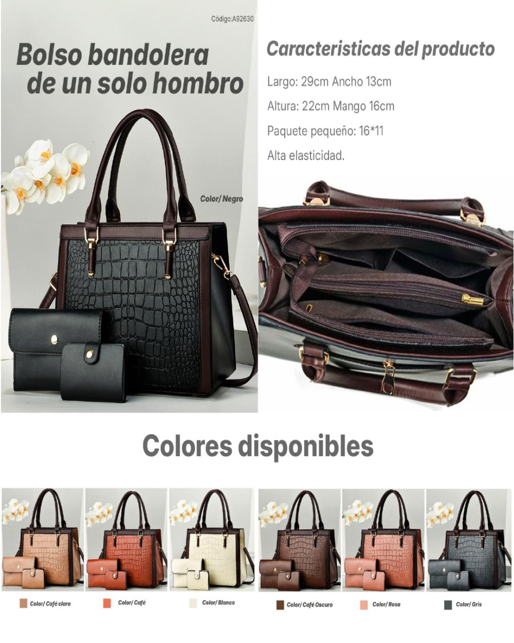 Set de 3 bolsos para mujer A92630