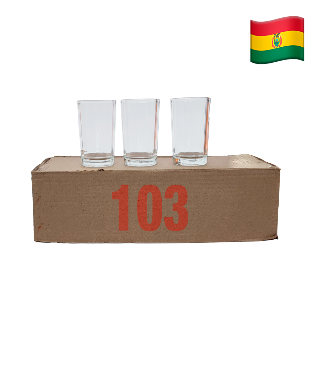 Set de 12 copitas de cristal    103  (UNIDAD)