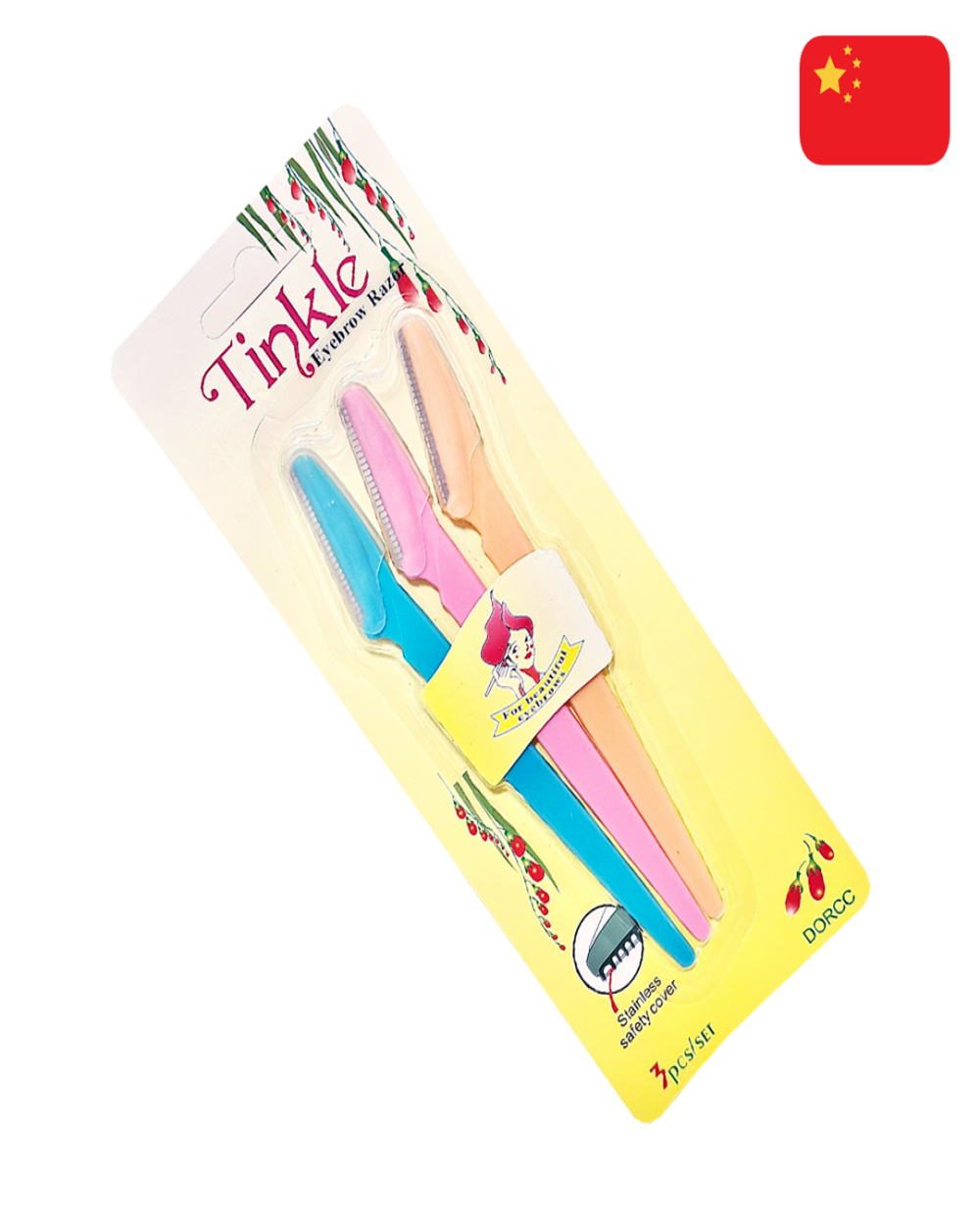 Perfilador de cejas 3pcs/set marca TINKLE XMD-04