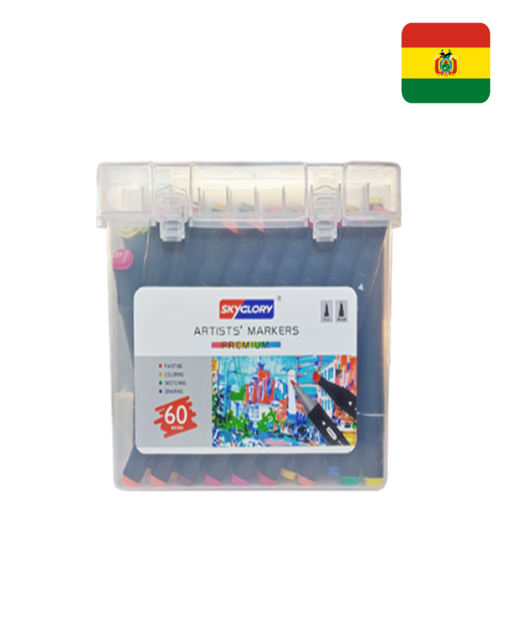 Set de 60 marcadores de bocetos de doble punta SG-759-60