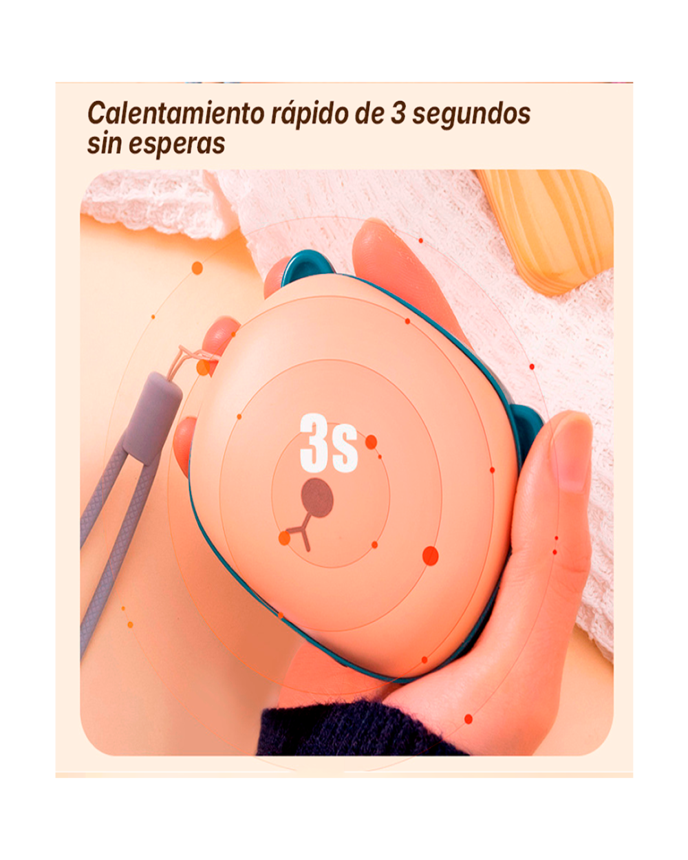 Calentadores de mano (Tesoro calido de mano) HR-2