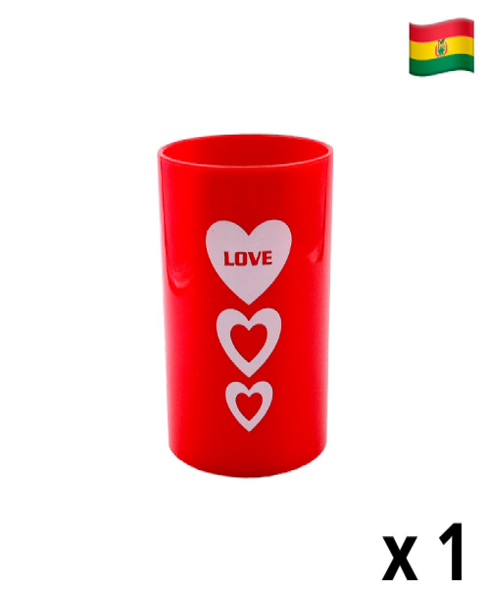 Vasos de plastico love JM9733