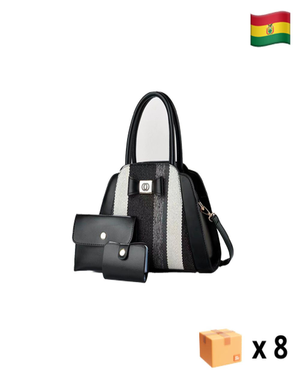 Set de 3 bolsos para mujer 909-411