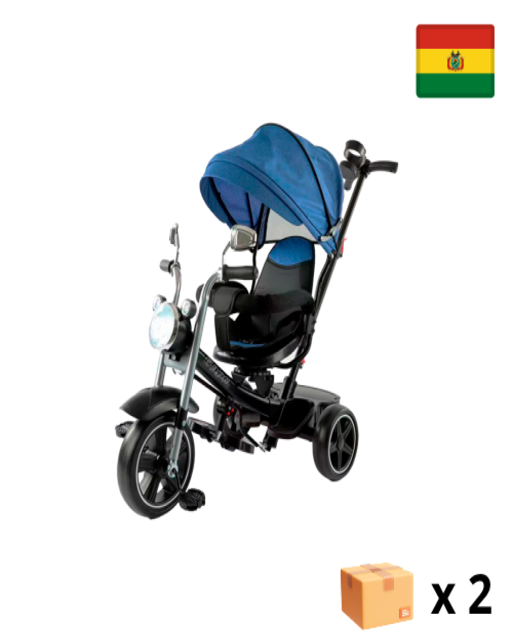 Triciclo paseador para bebe  4019c (CAJA)
