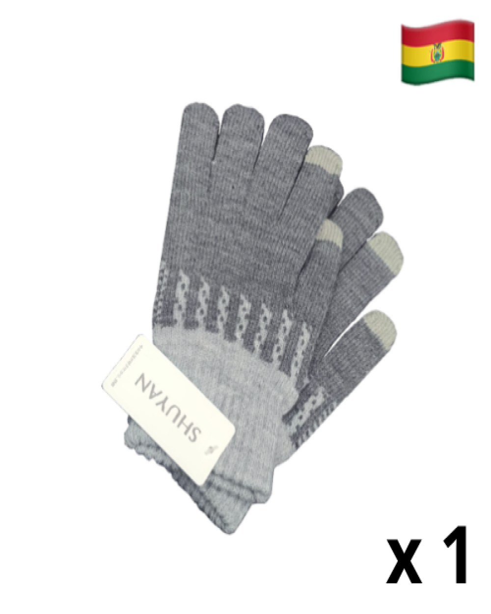 Guantes de varon con 6 lineas y puntos SHUYAN-6L