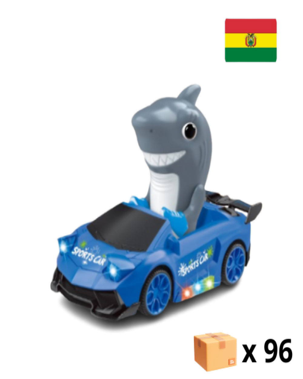 Coche de juguete electrico Sport (CAJA)
