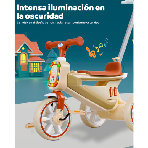 Triciclo de la mas alta calidad con luces y musica A001