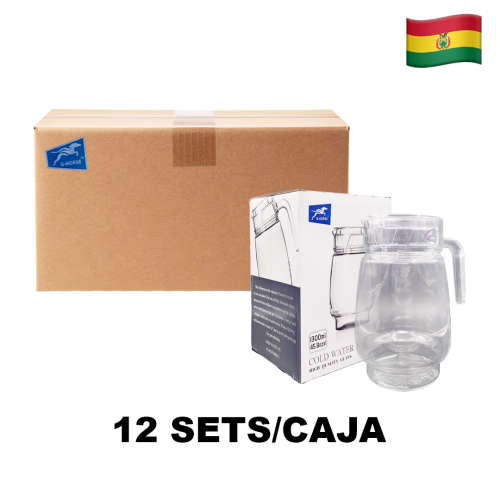 Jarra de vidrio de 1300 ml  BMDDH  BM1.3LDDH (CAJA