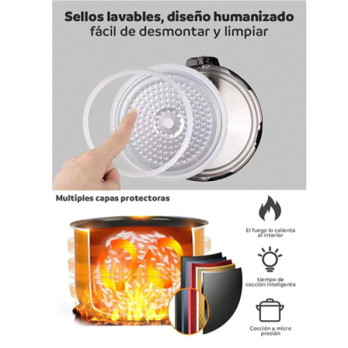 Olla a presión electrica multifuncion SC-S6817