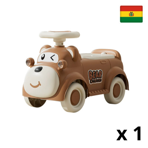 Coche de juguete deslizante para niños en forma de oso 619c-1 (UNIDAD)