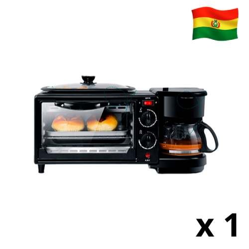 Máquina de desayuno 3 en 1,horno electrico multifuncion SC-2006