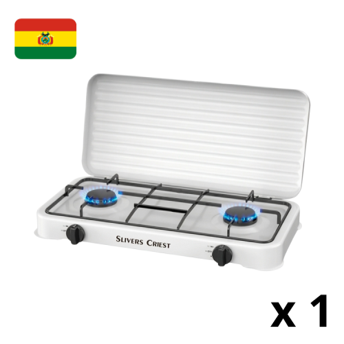 Estufa de gas de 2 hornillas SC-7000C (UNIDAD)