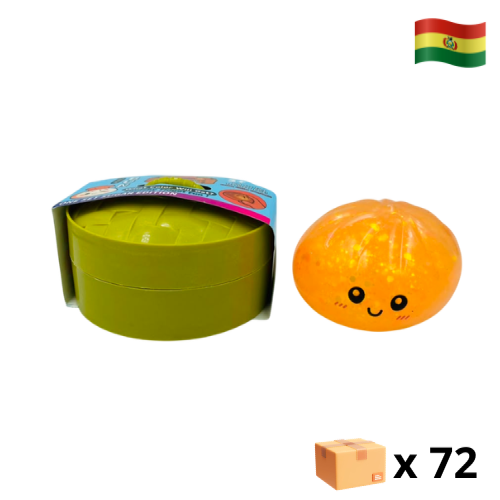 Dumplings Squishy con efecto de brillos 5870.