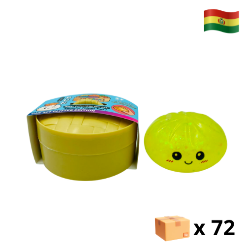 Dumplings Squishy con efecto de estrellas 6255.